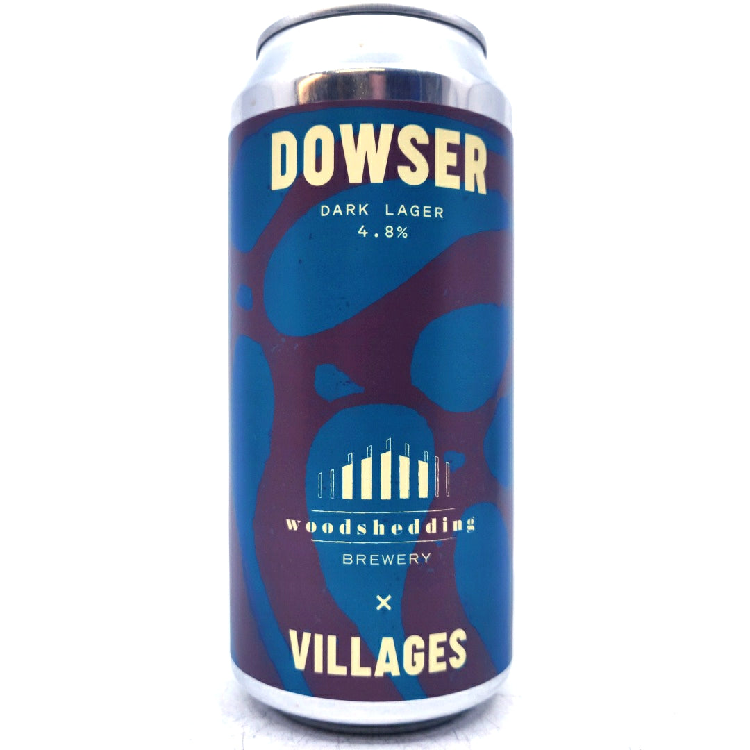 Villages x Woodshedding Dowser Dark Lager 4.8% (440ml can)