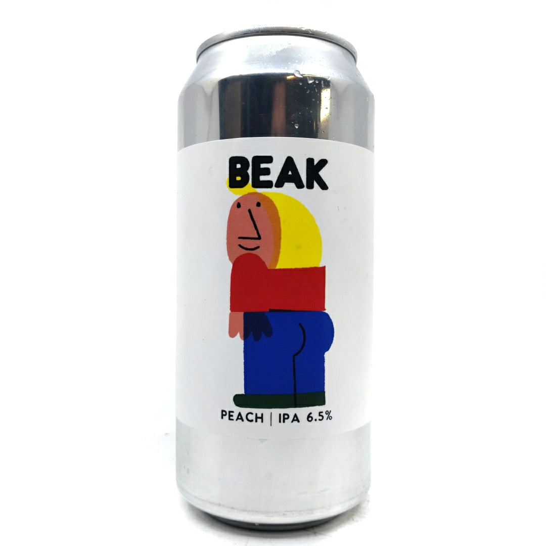 Beak Brewery Peach IPA 6.5% (440ml)-Hop Burns & Black