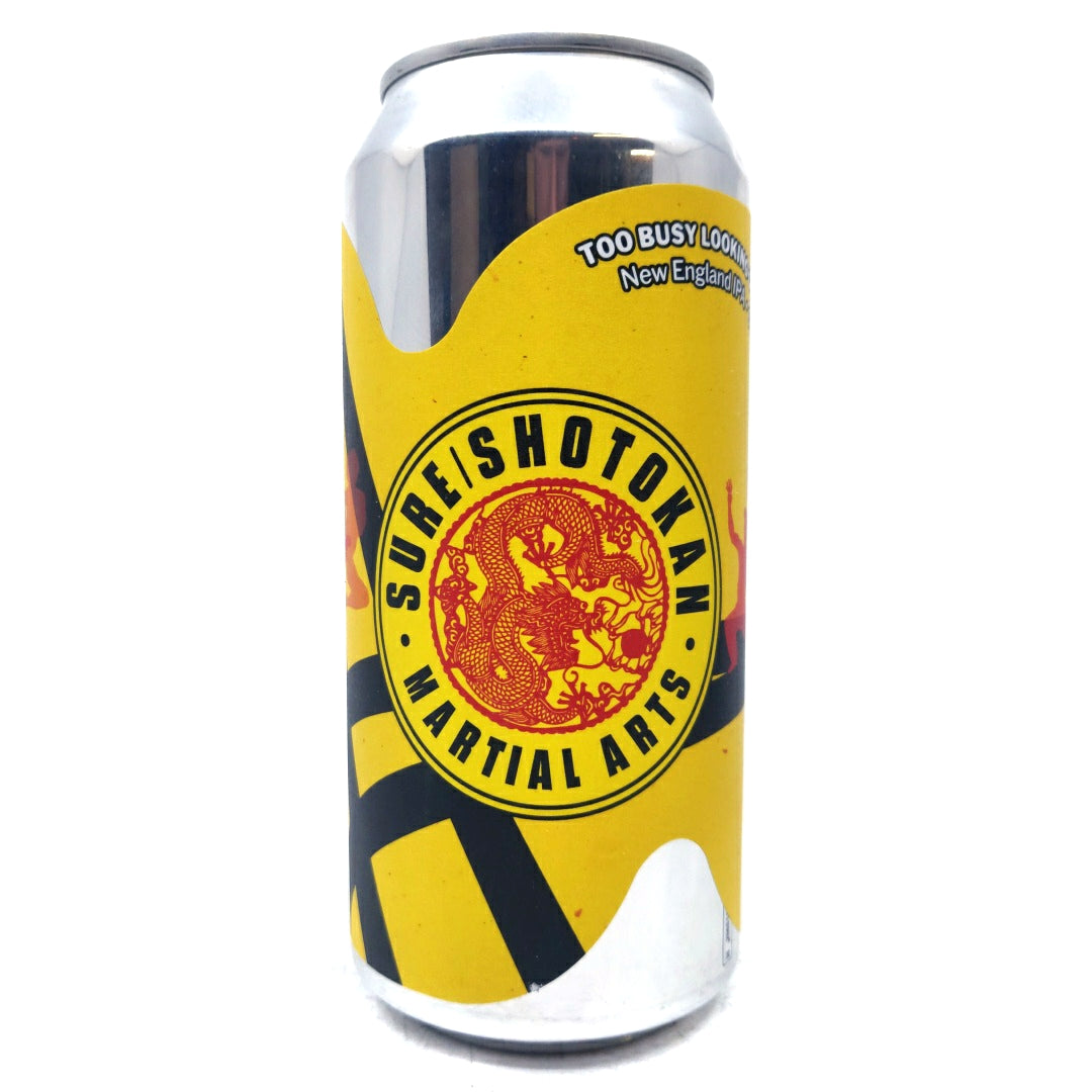 Sureshot Too Busy Looking Good New England IPA 6% (440ml can)-Hop Burns & Black