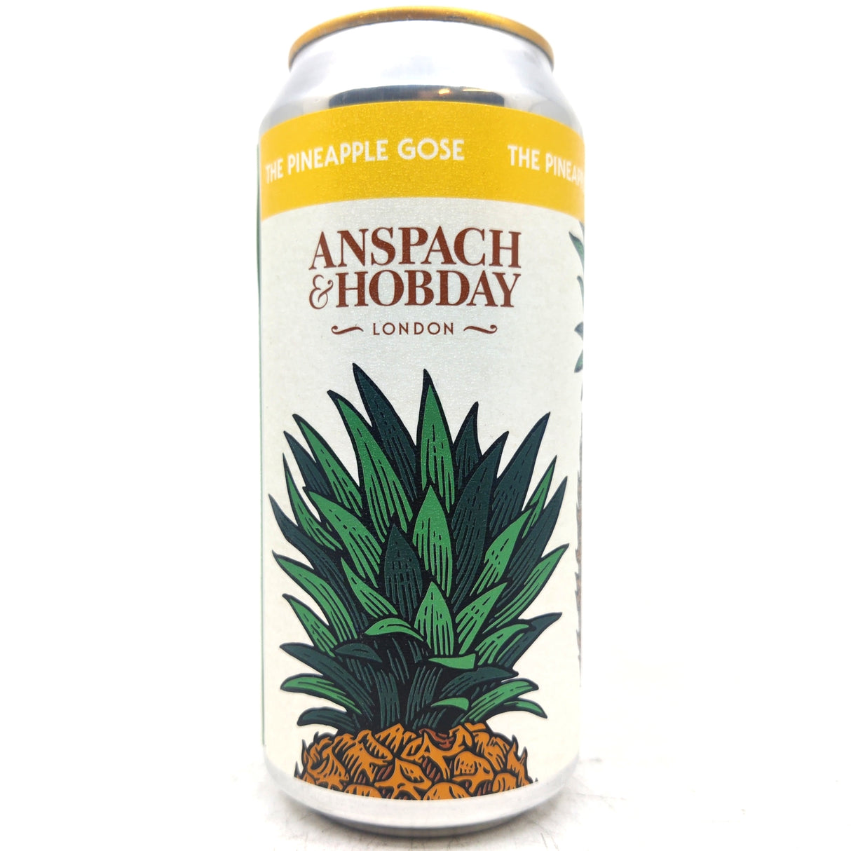 Anspach & Hobday x Maldon Sea Salt The Pineapple Gose 4.2% (440ml can)-Hop Burns & Black