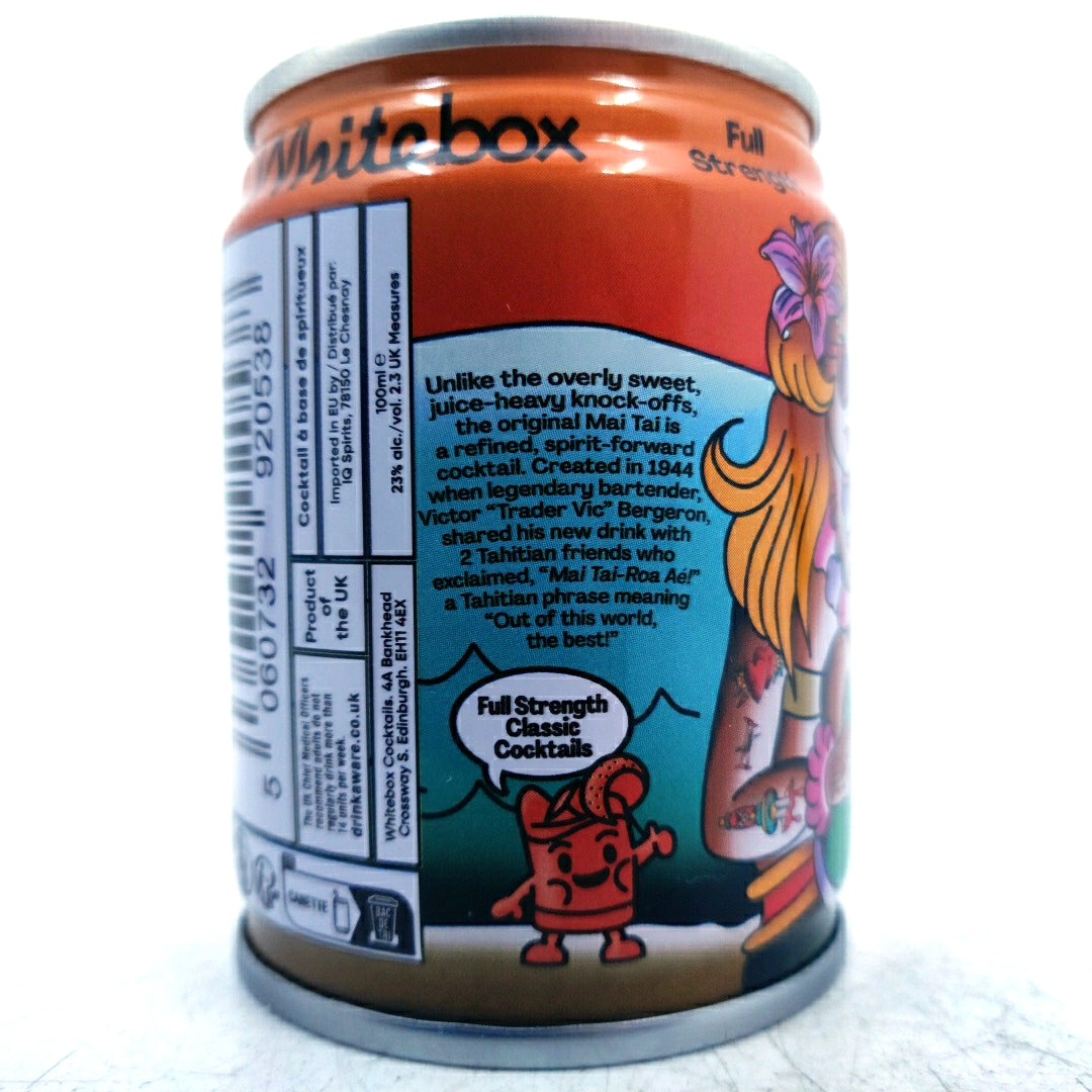 Whitebox Mai Tai Cocktail 23% (100ml can)-Hop Burns & Black