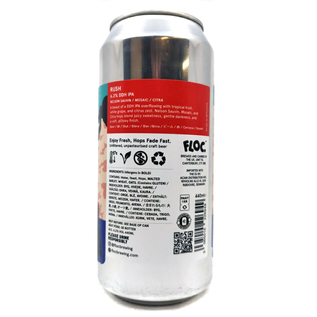 Floc Brewing Rush DDH IPA 6.2% (440ml can)