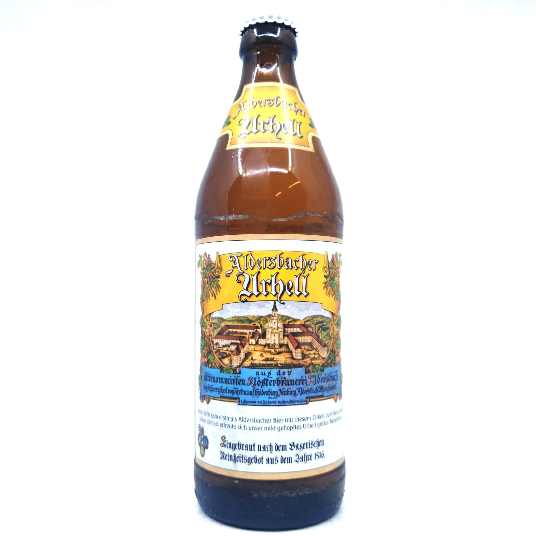 Aldersbacher Urhell 5.2% (500ml)-Hop Burns & Black