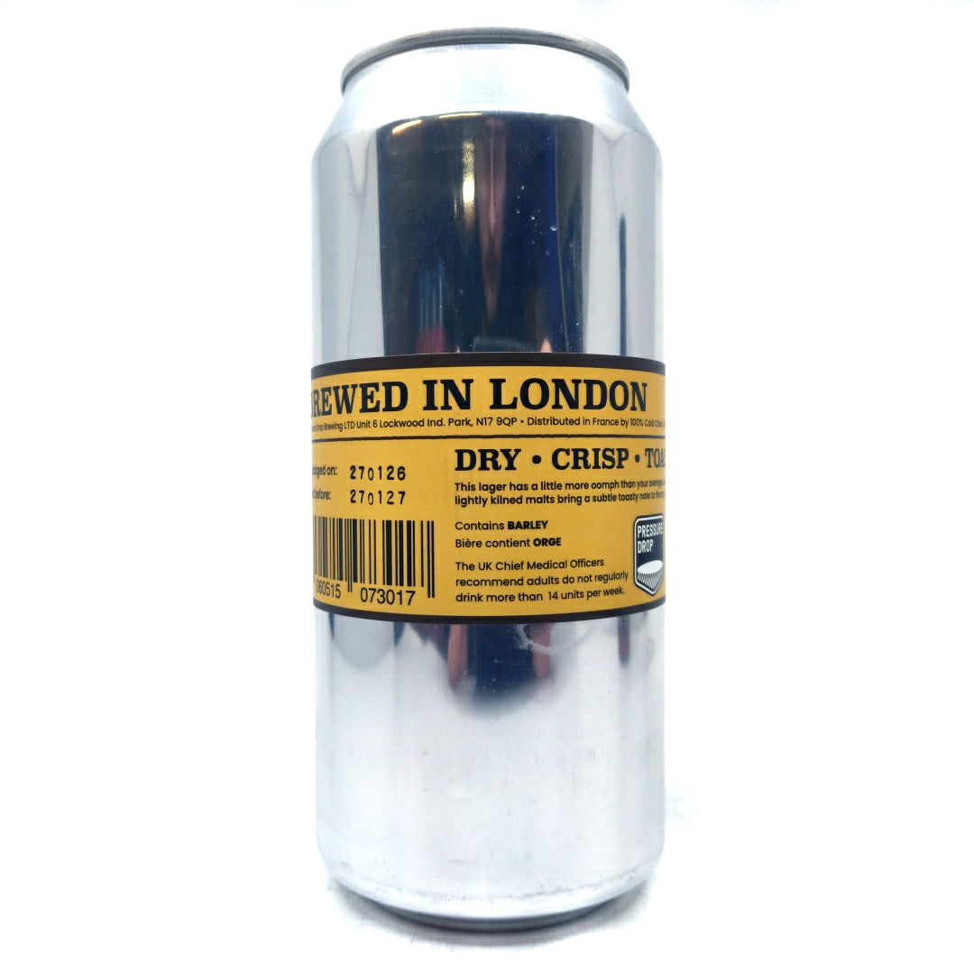 Pressure Drop Vienna Lager 5.2% (440ml can)-Hop Burns & Black