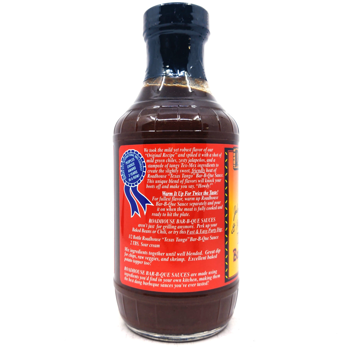 Roadhouse Texas Tango BBQ Sauce (538g)-Hop Burns & Black