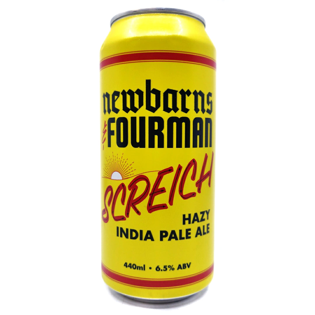 Newbarns x Fourman Screich IPA 6.5% (440ml can)-Hop Burns & Black