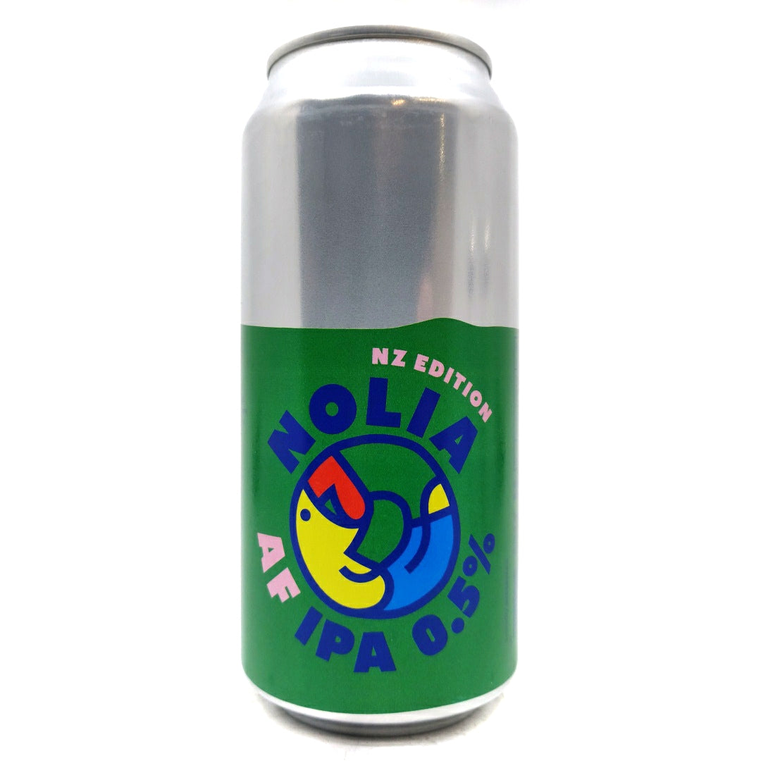 Beak Nolia NZ Edition Alcohol Free IPA 0.5% (440ml can)-Hop Burns & Black