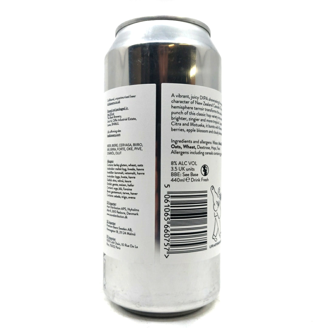 Beak Brewery Lux Double IPA 8% (440ml can)-Hop Burns & Black