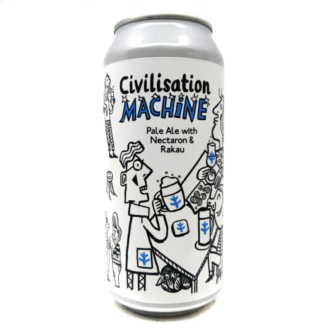 St Mars Of The Desert Civilisation Machine Pale Ale 3.7% (440ml can)-Hop Burns & Black