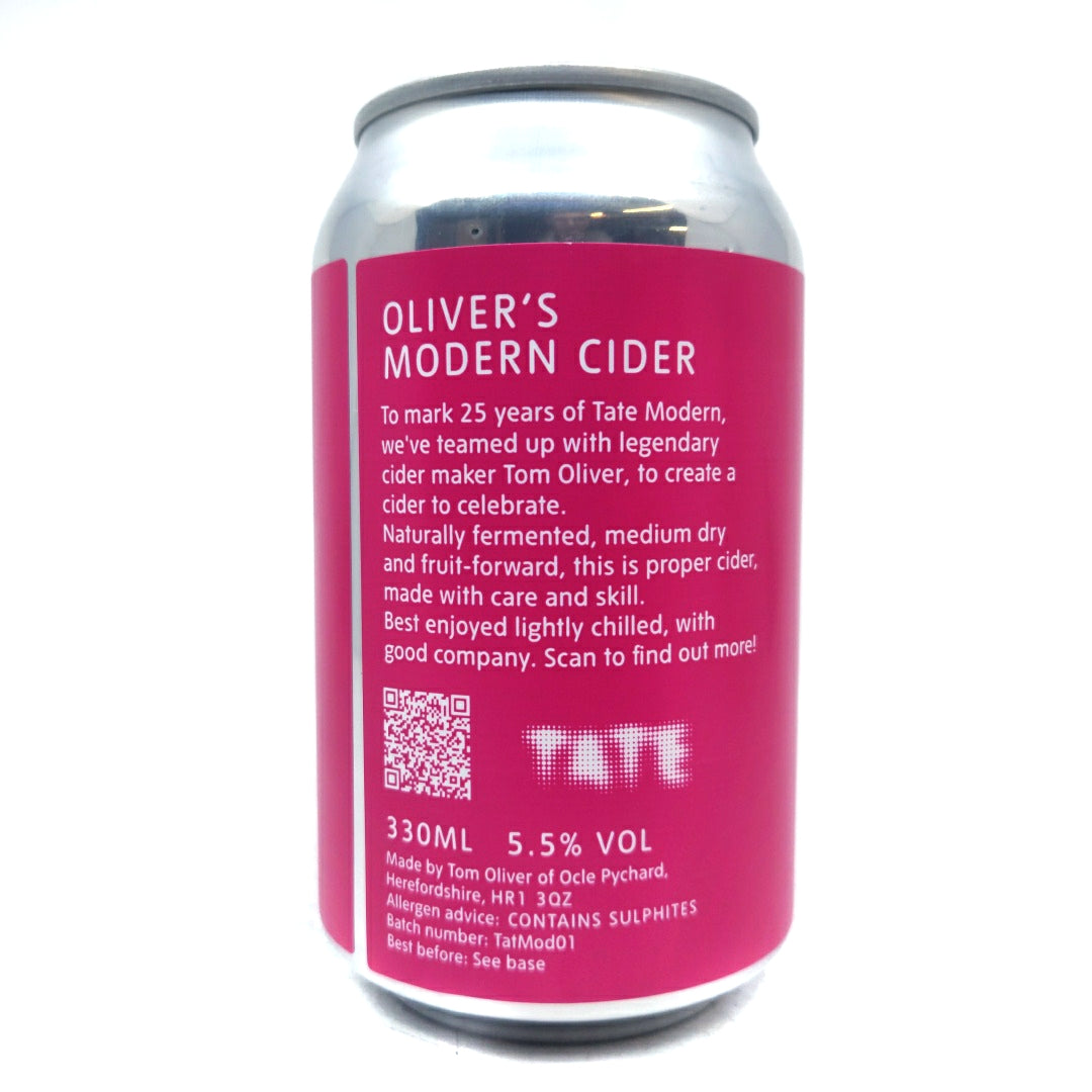 Oliver's Modern Cider 5.5% (330ml can)-Hop Burns & Black