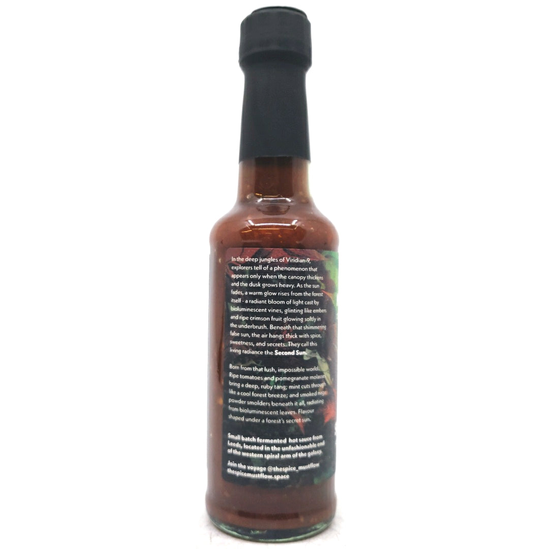 The Spice Must Flow Second Sun Pomegranate and Mint Hot Sauce (150ml)