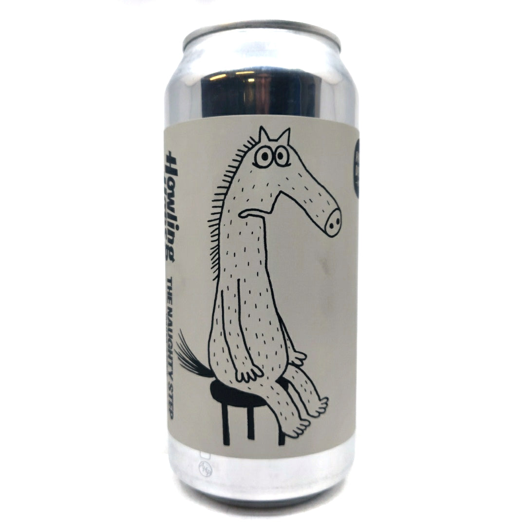 Howling Hops x Pretty Decent The Naughty Step Cold IPA 5.4% (440ml)-Hop Burns & Black