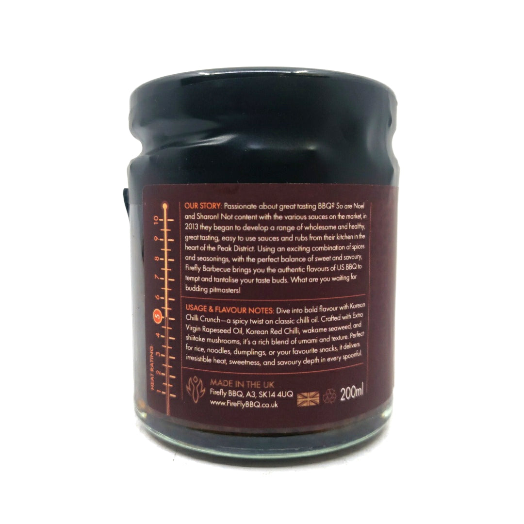 Firefly Korean Chilli Crunch (200ml)-Hop Burns & Black