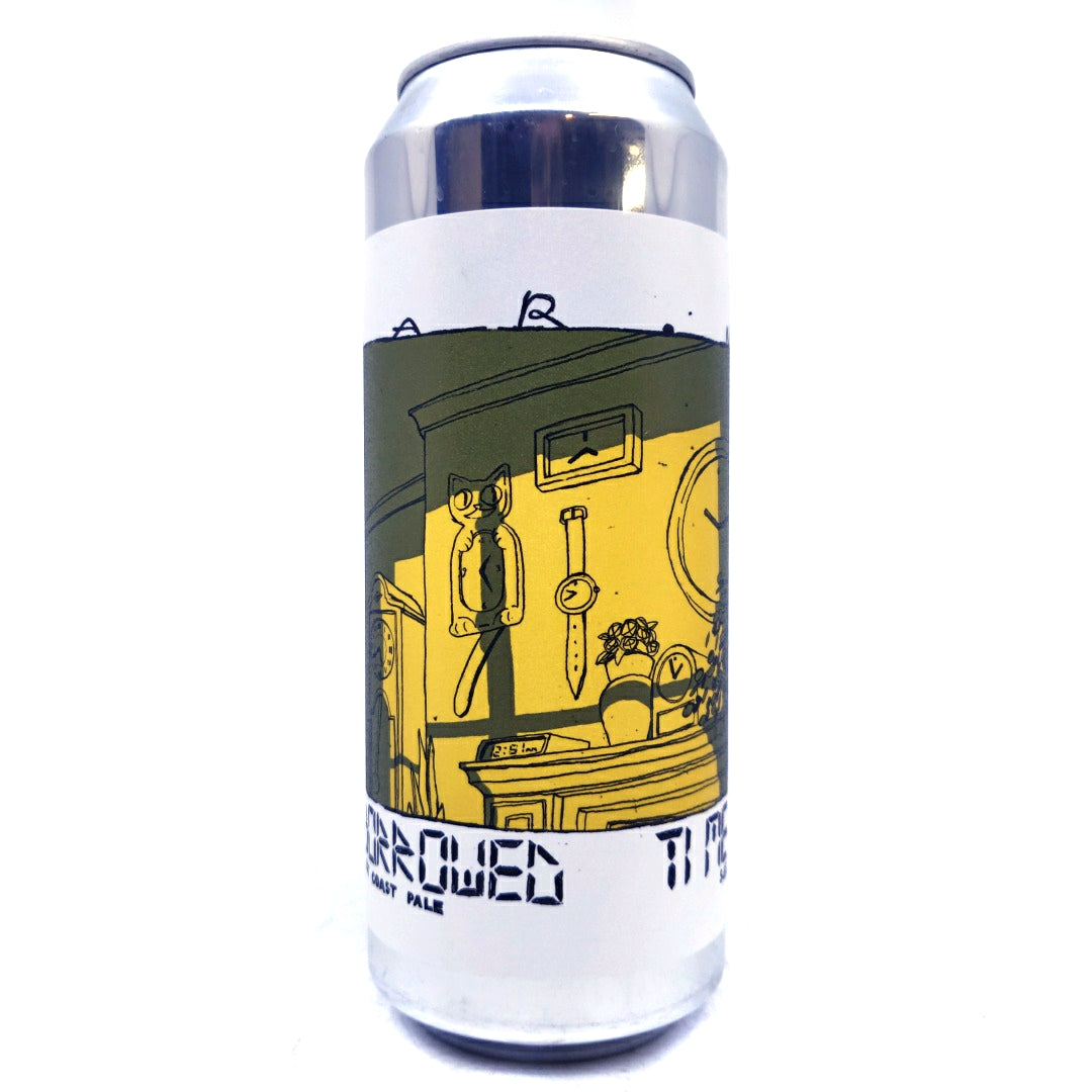 Baron Brewing Borrowed Time West Coast Pale Ale 5.8% (500ml can)-Hop Burns & Black