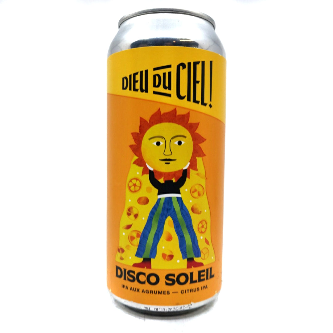Dieu du Ciel Disco Soleil IPA 6.5% (473ml can)-Hop Burns & Black