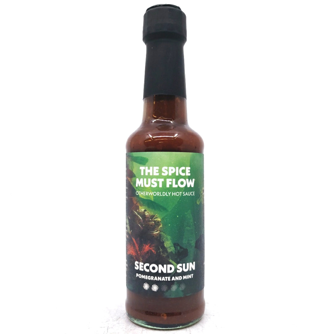 The Spice Must Flow Second Sun Pomegranate and Mint Hot Sauce (150ml)