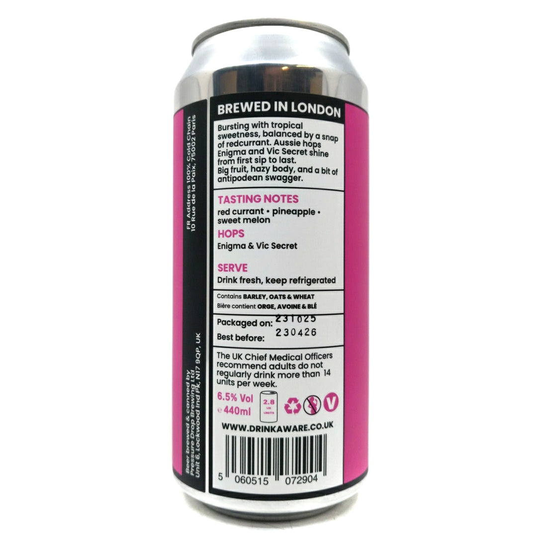 Pressure Drop Allegro New England IPA 6.5% (440ml can)-Hop Burns & Black