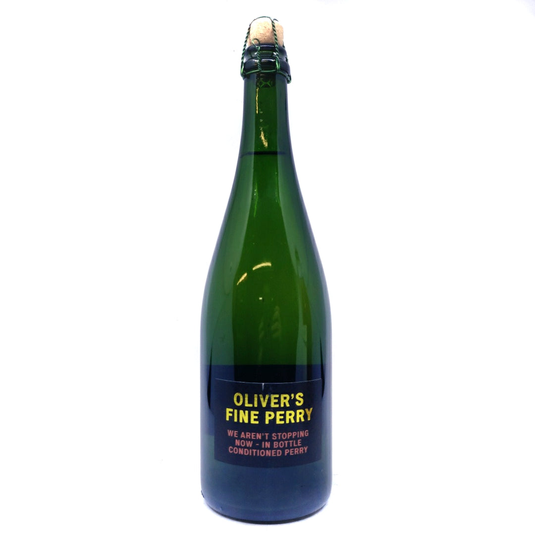 Oliver's Fine Cider We Aren’t Stopping Now Bottle Conditioned Perry Perry 5.5% (750ml)-Hop Burns & Black