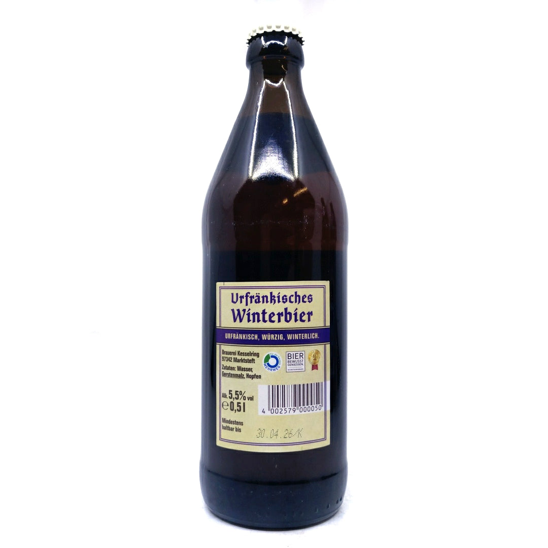 Kesselring Urfrankisches Winterbier 5.5% (500ml)-Hop Burns & Black