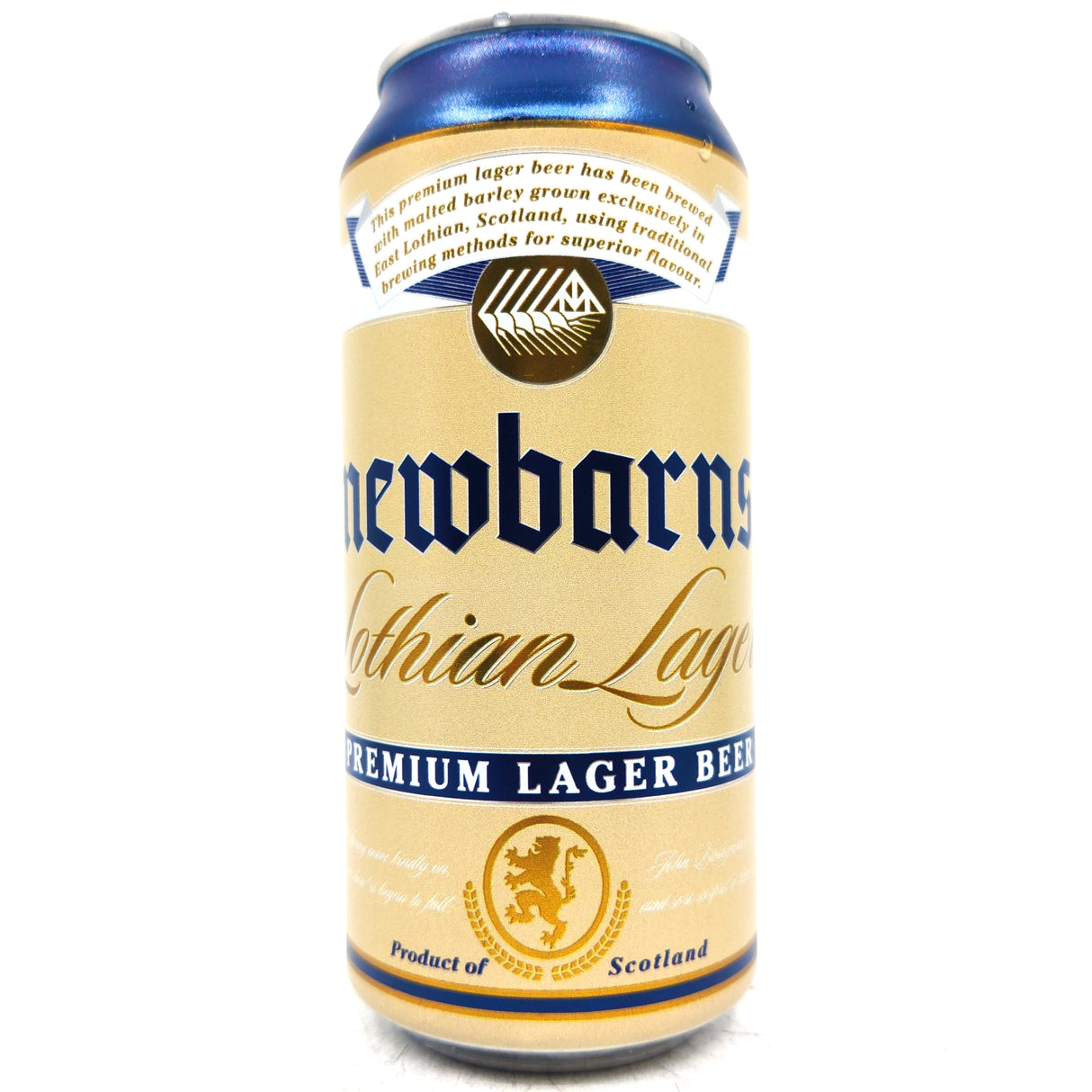 Newbarns Lothian Lager 5% (440ml can)-Hop Burns & Black