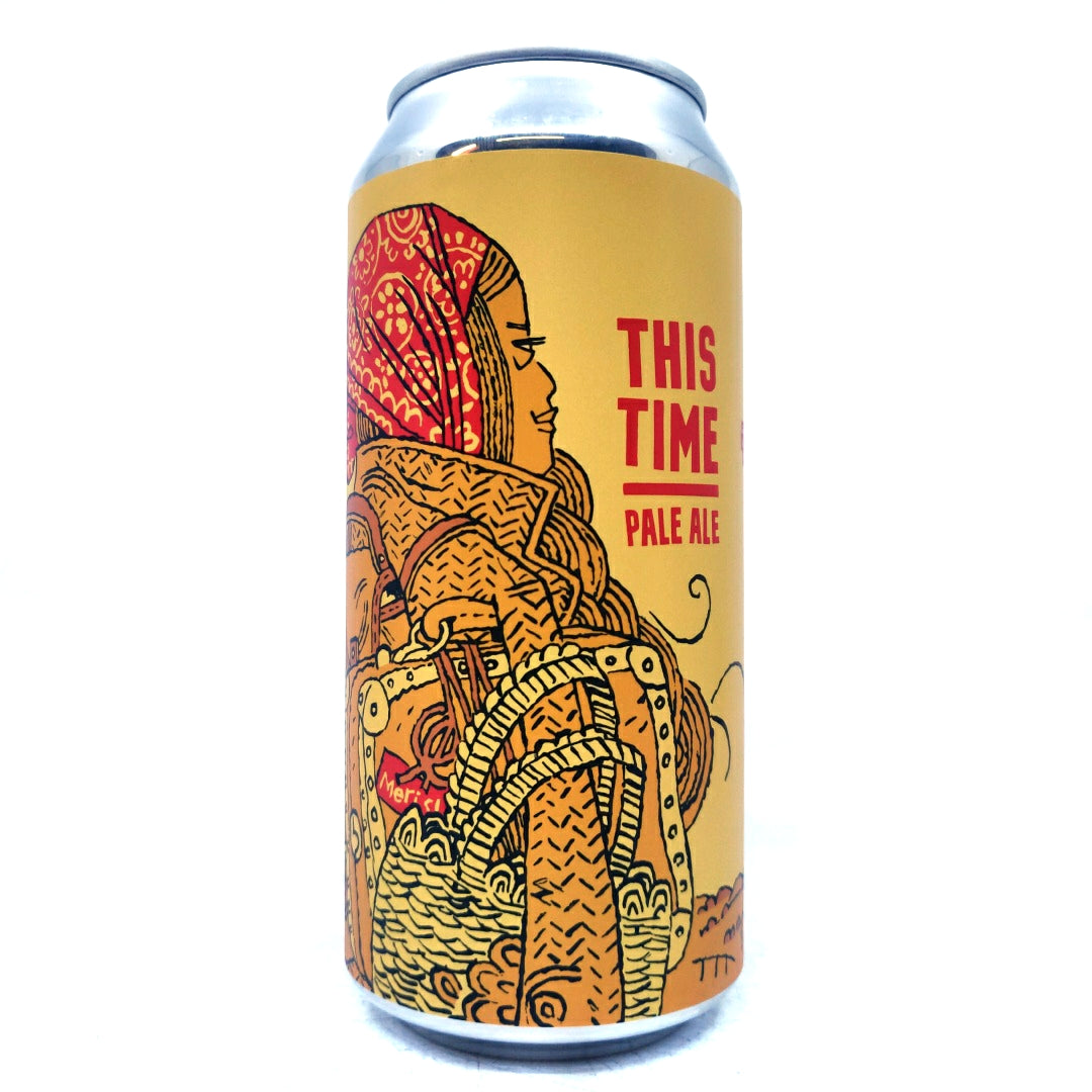 Burning Sky This Time Pale Ale 5.8% (440ml can)-Hop Burns & Black