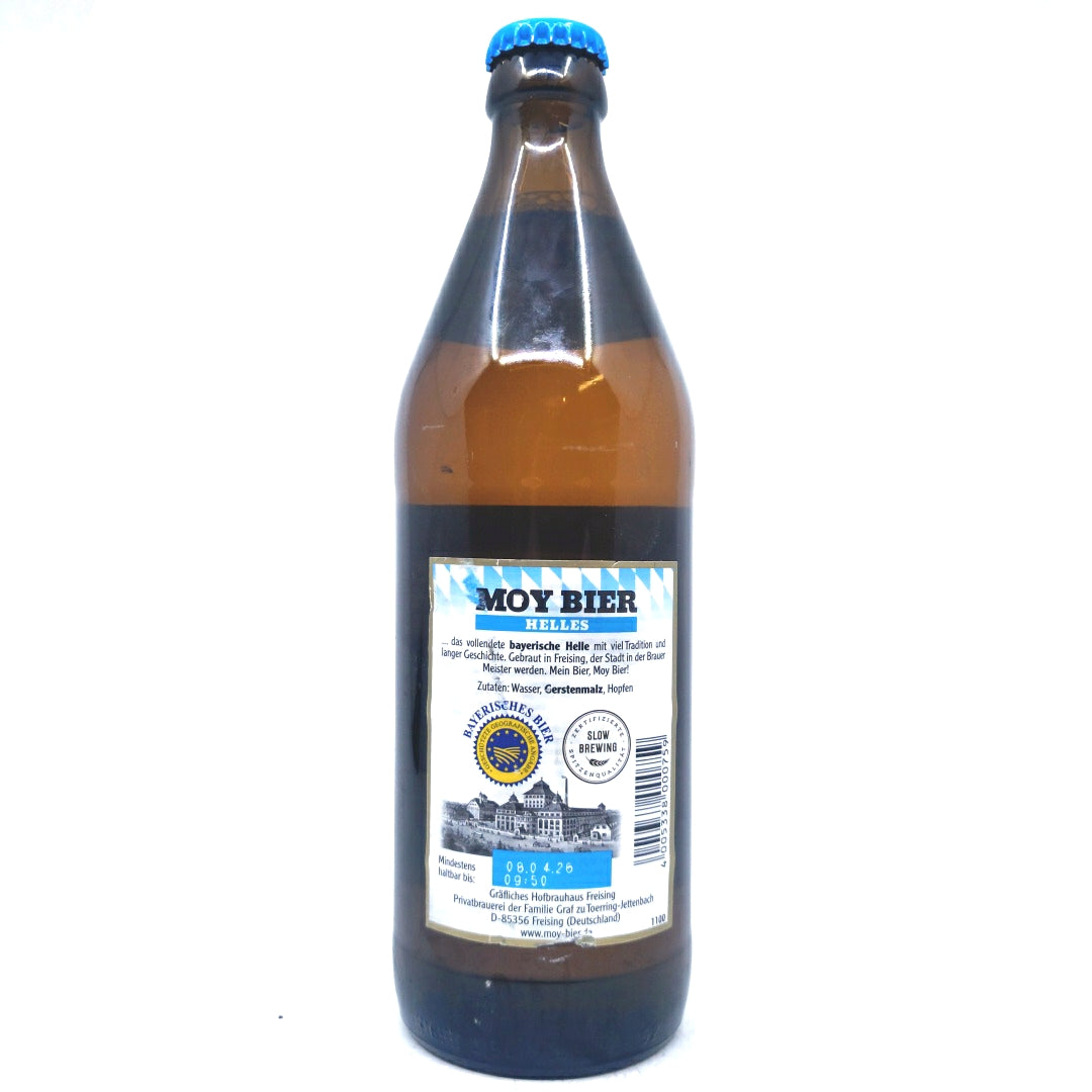 Hofbrauhaus Freising Moy Bier 5.2% (500ml)-Hop Burns & Black