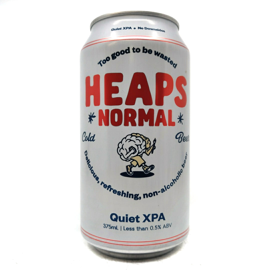 Heaps Normal Quiet XPA Non-Alcoholic Beer 0.5% (375ml can)