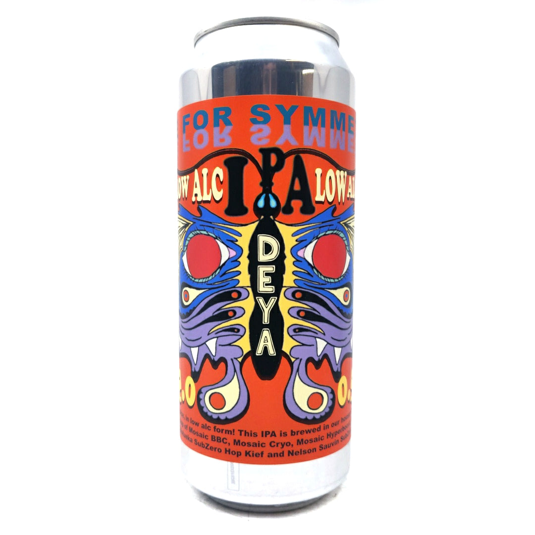 DEYA Eye For Symmetry Low Alcohol Pale Ale 0.5% (500ml can)-Hop Burns & Black