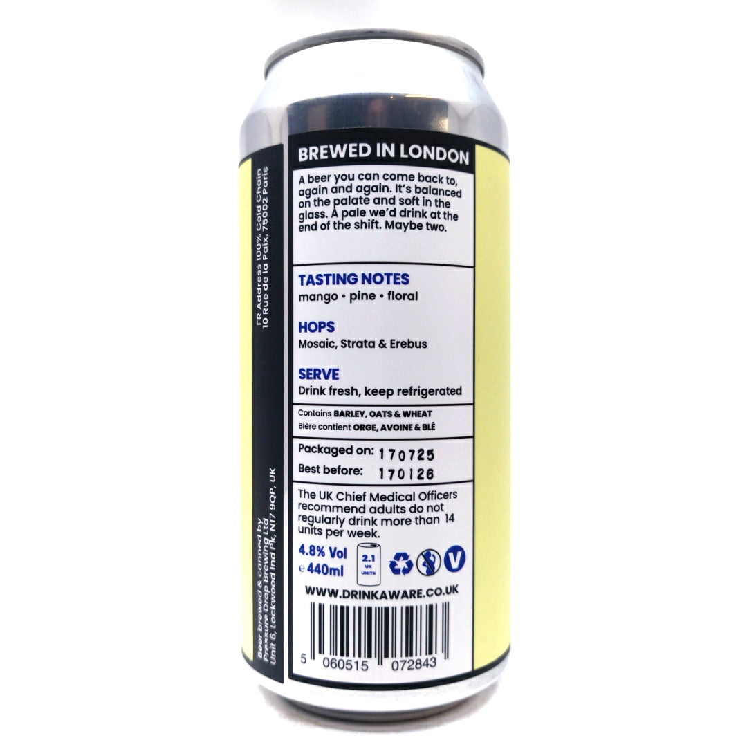 Pressure Drop Constant New England IPA 4.8% (440ml can)-Hop Burns & Black
