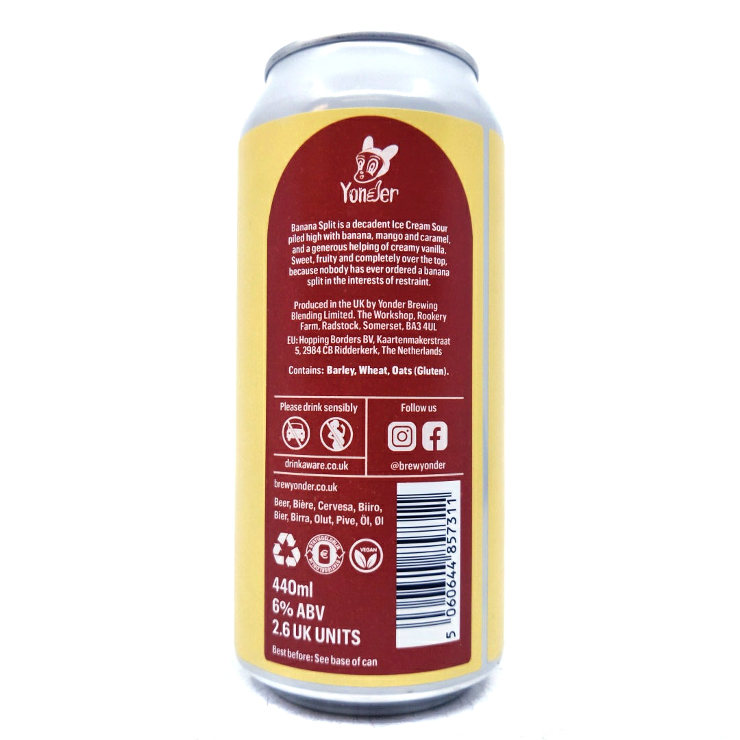 Yonder Banana Split Ice Cream Sour 6% (440ml can)