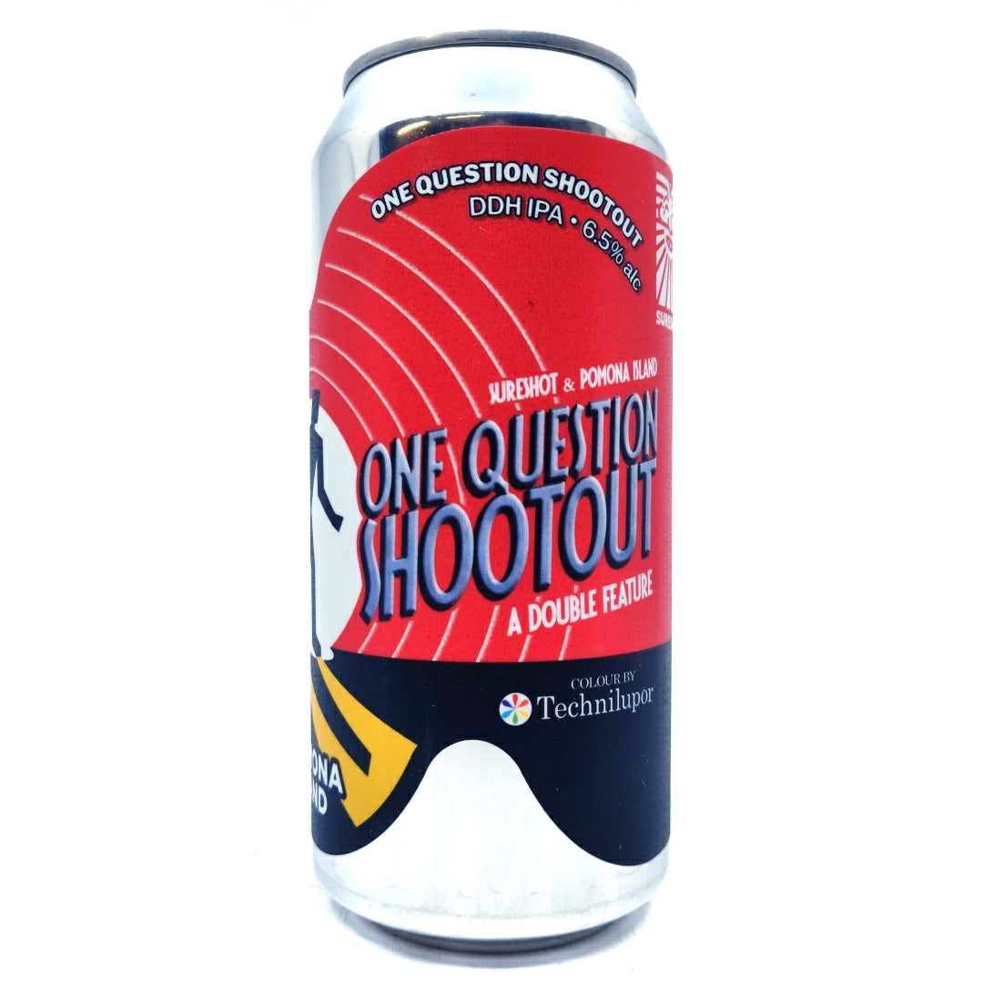 Sureshot One Question Shootout DDH IPA 6.5% (440ml can)-Hop Burns & Black