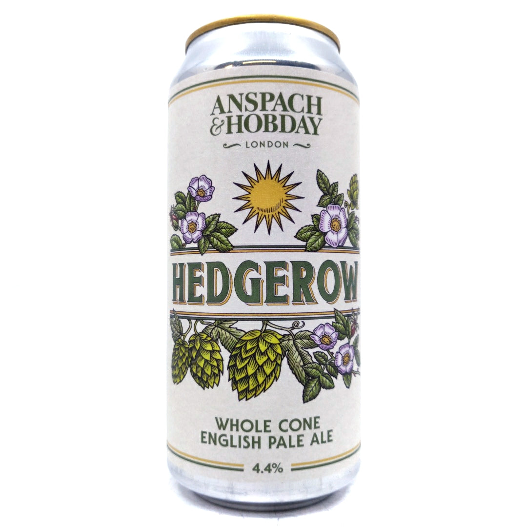 Anspach & Hobday Hedgerow English Pale Ale 4.4% (440ml can)-Hop Burns & Black