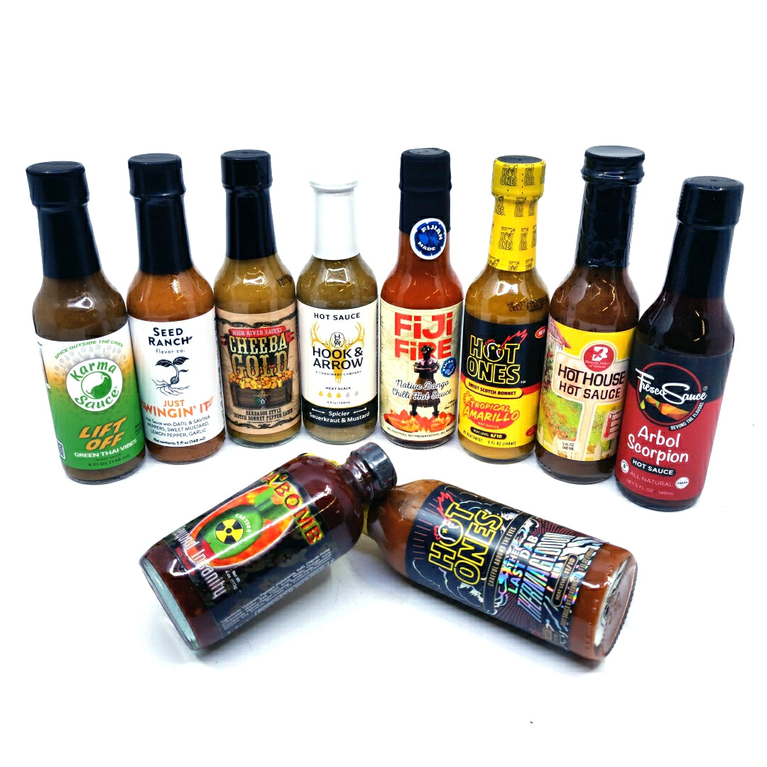 Hot Ones The Last Dab Mega Mix pack (10 sauces)-Hop Burns & Black