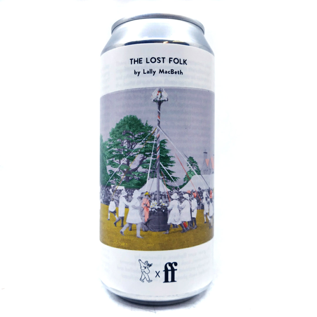 Beak Brewery x Faber & Faber The Lost Folk DDH Pale Ale 5% (440ml can)-Hop Burns & Black