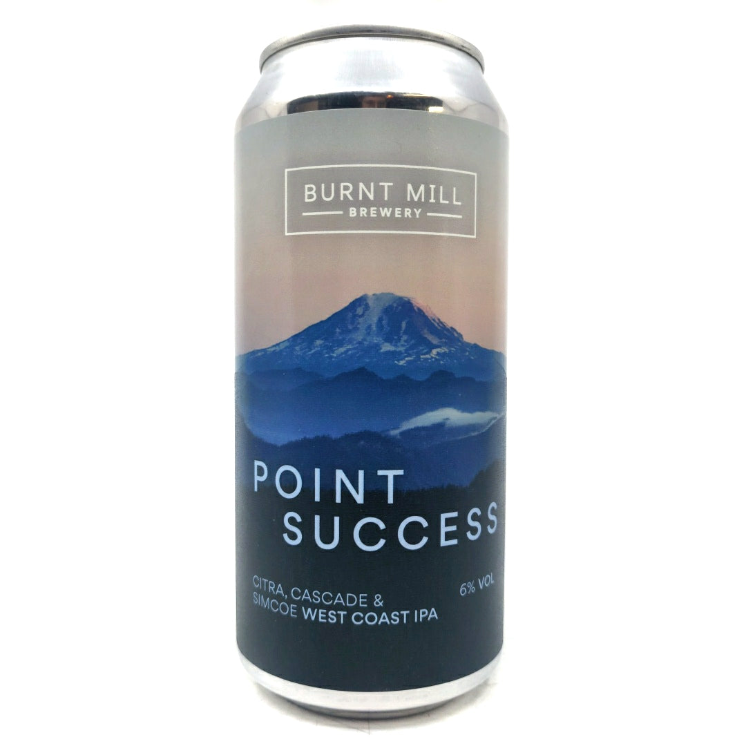 Burnt Mill Point Success West Coast IPA 6% (440ml can)-Hop Burns & Black