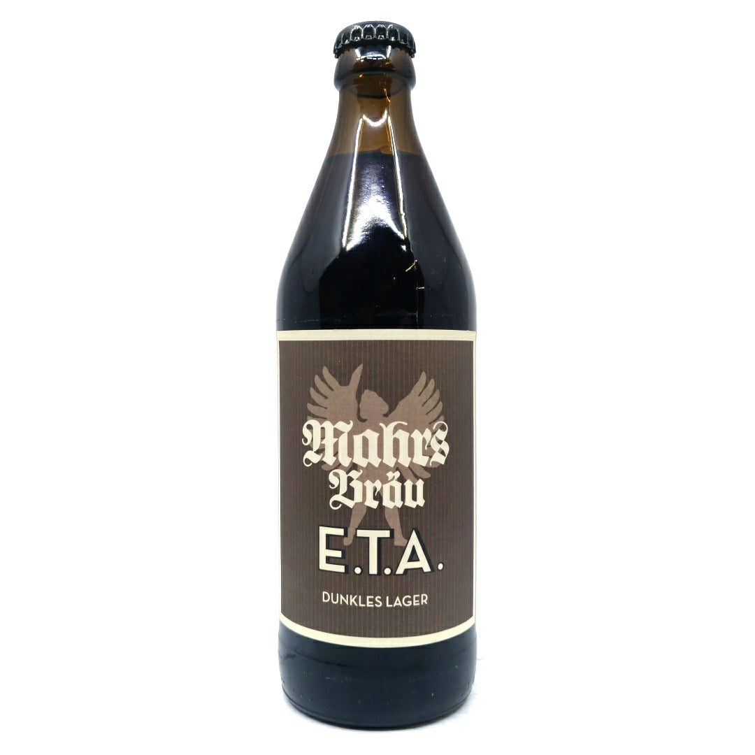 Mahrs Brau E.T.A. Dunkles Lager 5% (500ml)-Hop Burns & Black