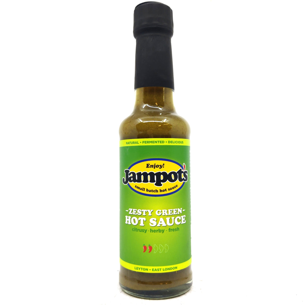Jampot's Zesty Green Hot Sauce (150ml)-Hop Burns & Black