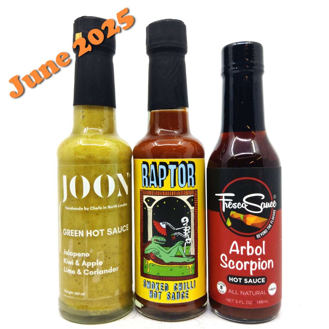 12 month bi-monthly (6 boxes) pre-paid Burns Box GIFT hot sauce subscription-Hop Burns & Black