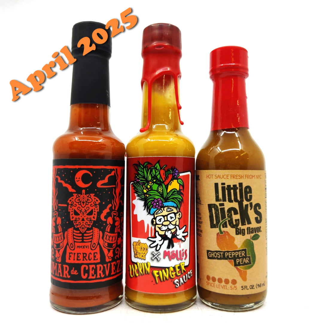 6 month bi-monthly (3 boxes) pre-paid Burns Box GIFT hot sauce subscription-Hop Burns & Black