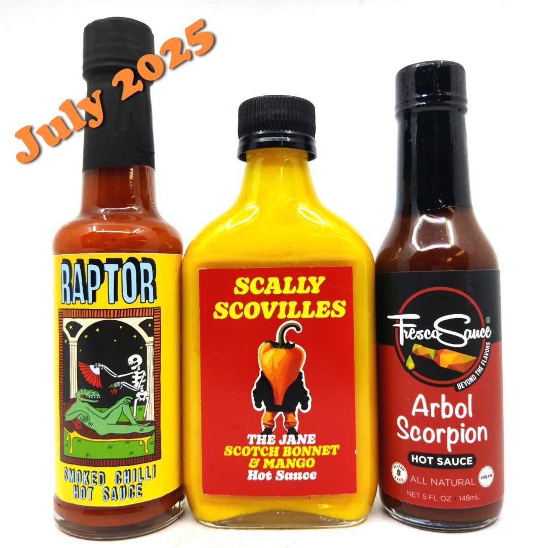 6 month bi-monthly (3 boxes) pre-paid Burns Box GIFT hot sauce subscription-Hop Burns & Black