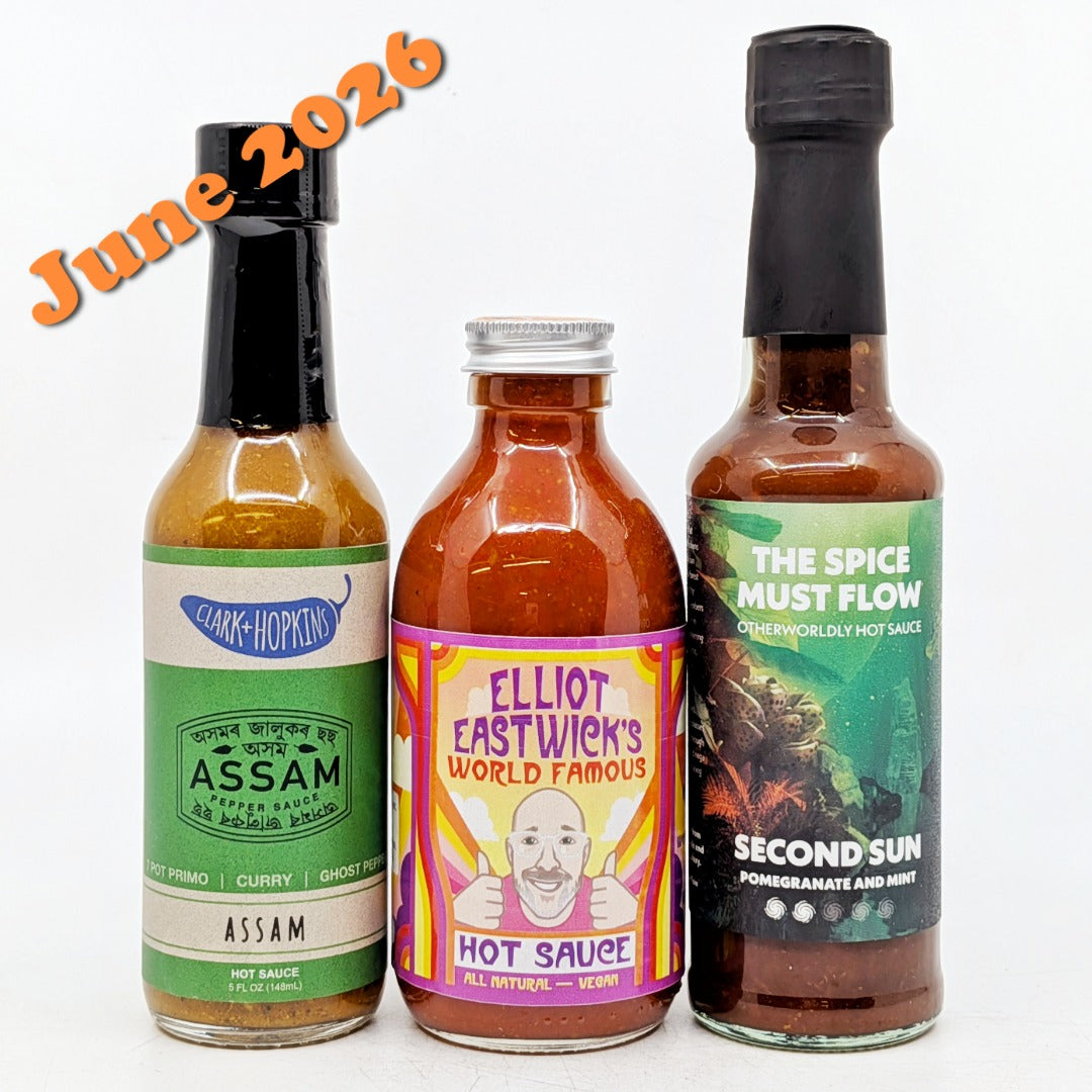 12 month bi-monthly (6 boxes) pre-paid Burns Box GIFT hot sauce subscription-Hop Burns & Black