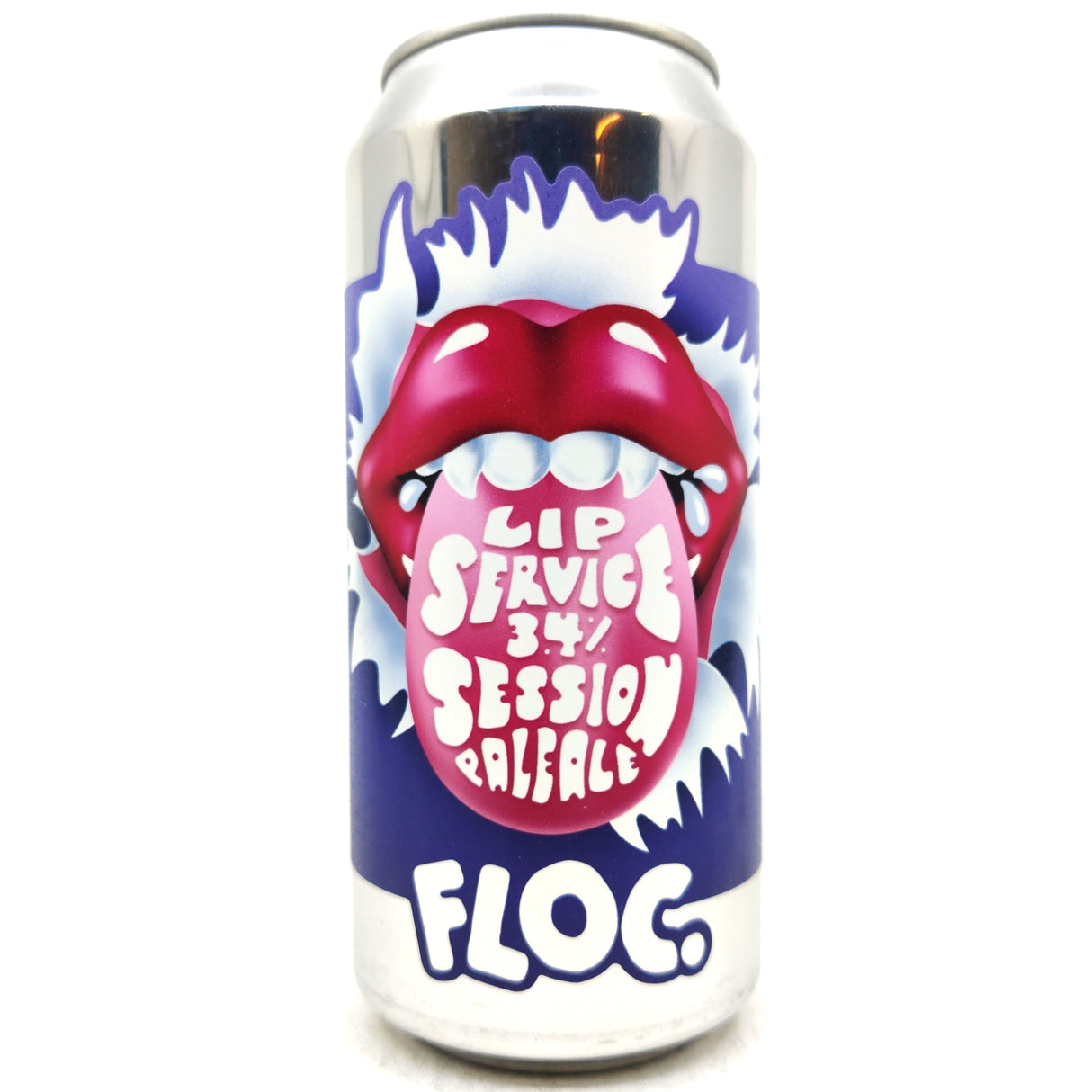 Floc Brewing Lip Service Session Pale Ale 3.4% (440ml can)-Hop Burns & Black