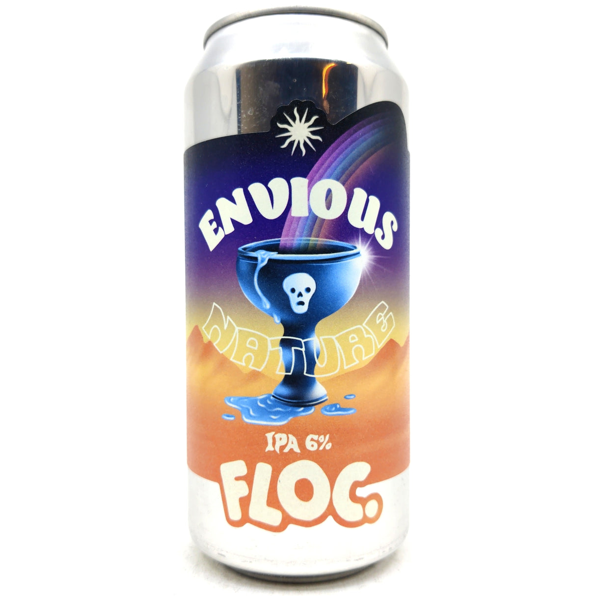 Floc Brewing Envious Nature IPA 6% (440ml can)-Hop Burns & Black