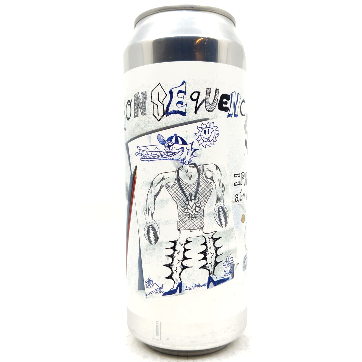 DEYA x Queer Brewing Consequences IPA 6.3% (500ml can)-Hop Burns & Black