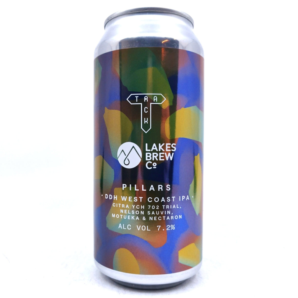Track x Lakes Brew Co Pillars West Coast IPA 7.2% (440ml can)-Hop Burns & Black