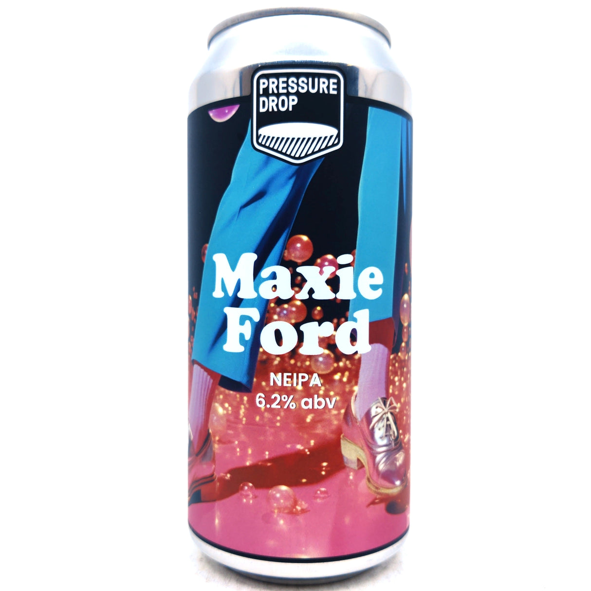 Pressure Drop Maxie Ford New England IPA 6.2% (440ml can)-Hop Burns & Black