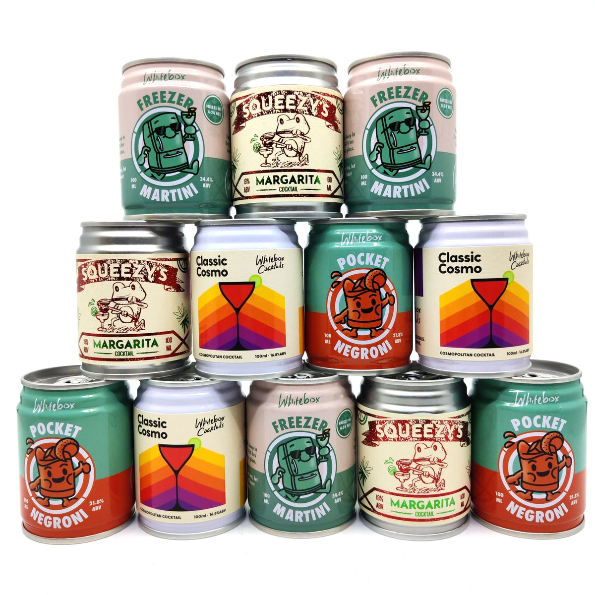 Whitebox Cocktail Mix Pack (12 x 100ml) Hop Burns & Black