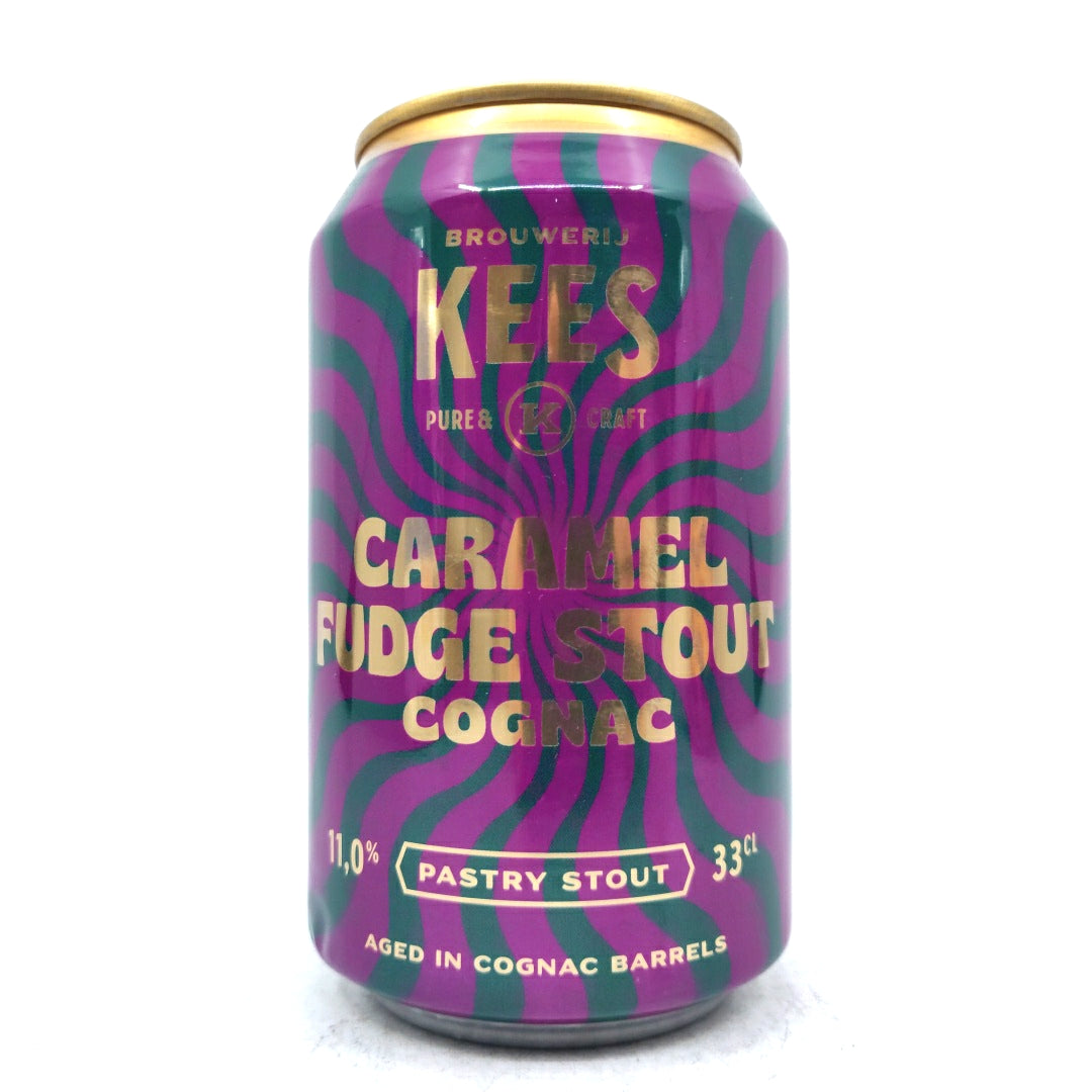 Kees Caramel Fudge Stout Cognac BA 11% (330ml can)-Hop Burns & Black