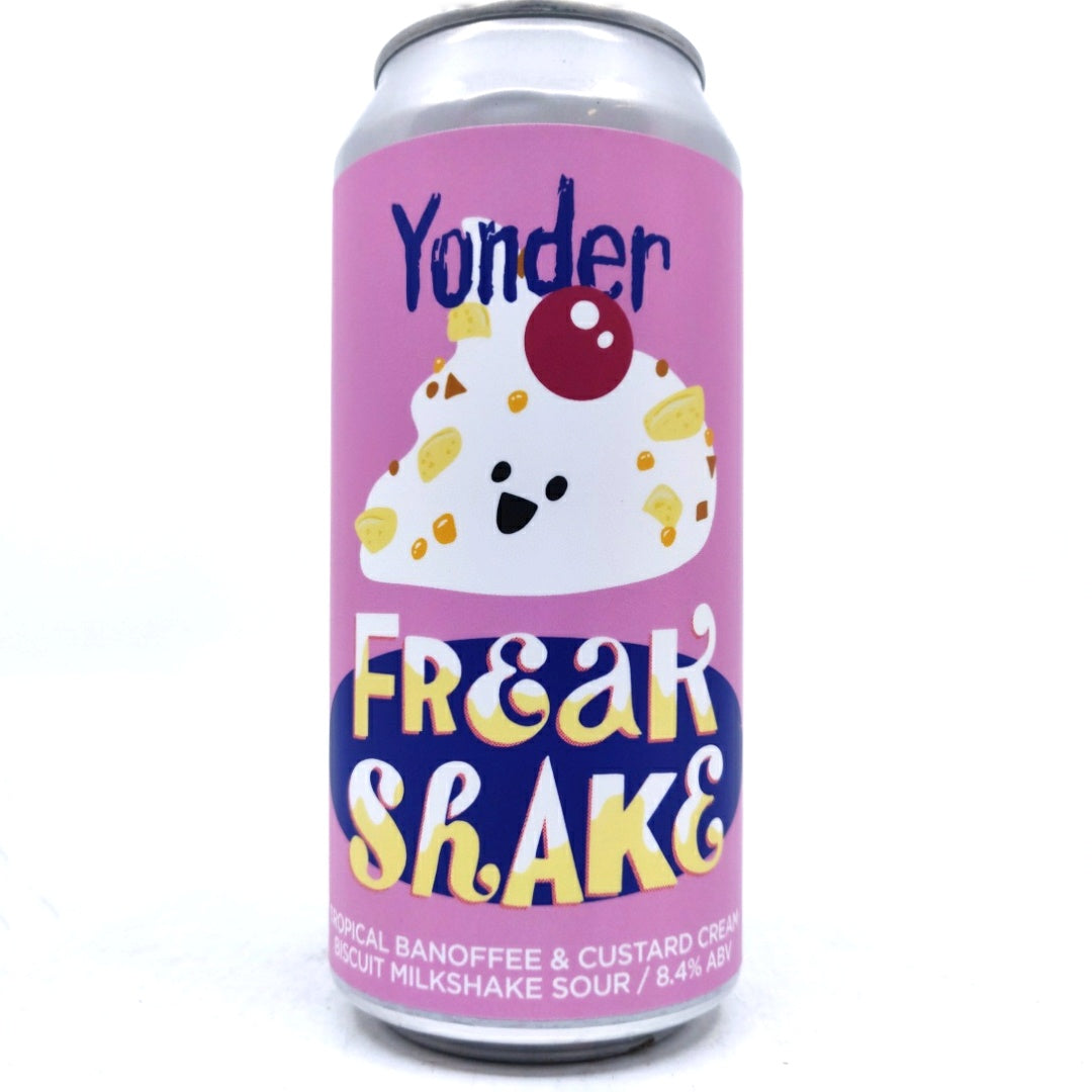Yonder Tropical Banoffee Freakshake Pastry Sour 8.4% (440ml can)-Hop Burns & Black