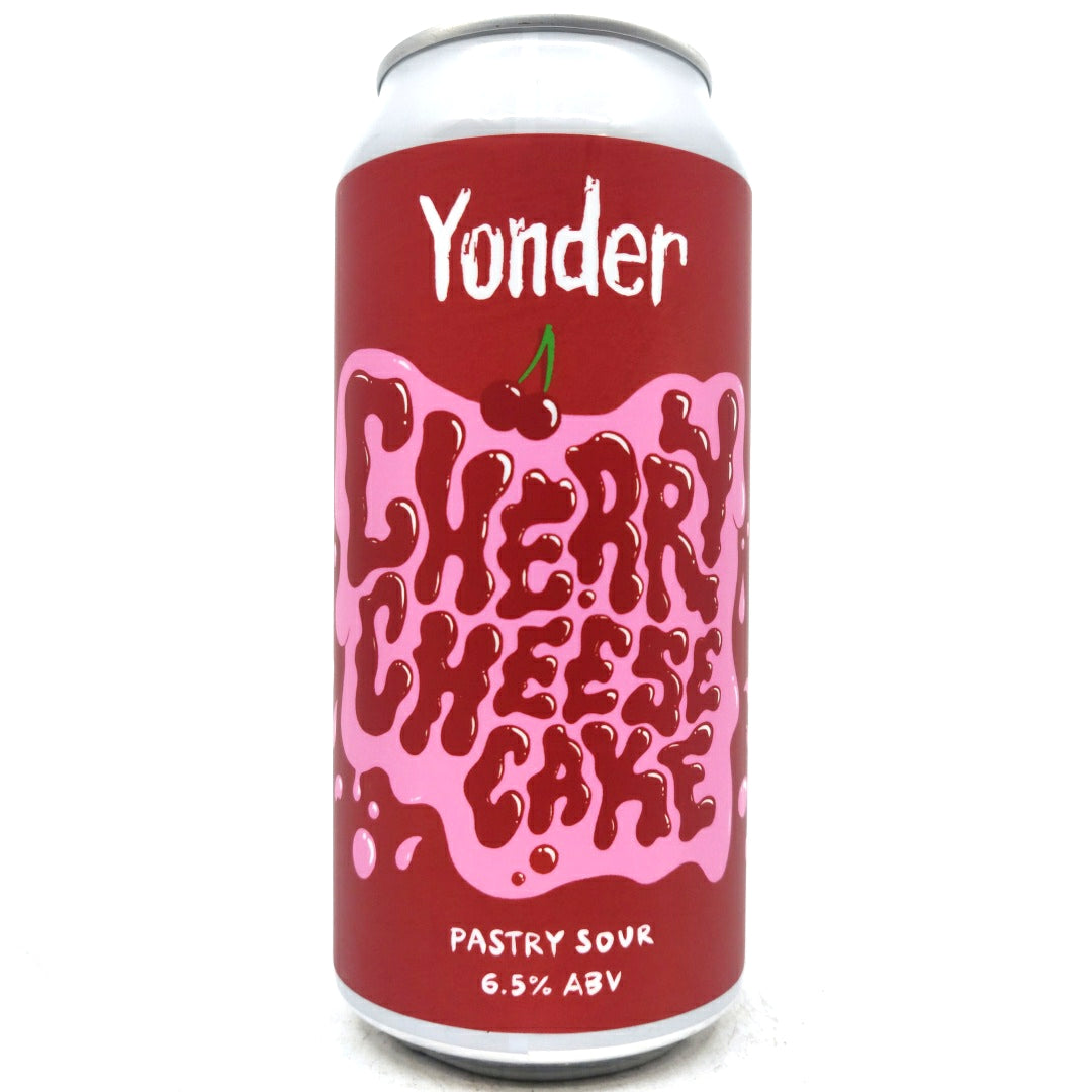 Yonder Cherry Cheesecake Pastry Sour 6.5% (440ml can)-Hop Burns & Black